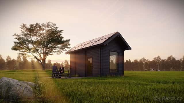 Tiny house - Le chalet noir, chata 25 m2, okres Brno-město