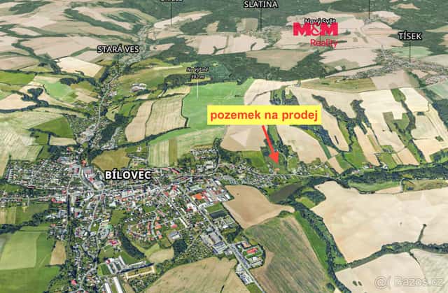 Prodej pozemku k bydlení, 1138 m², Bílovec, ul. 1. máje, okres Nový Jičín