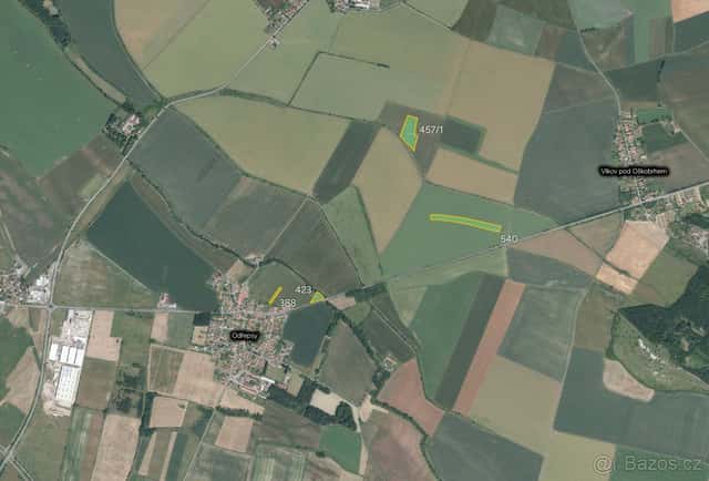 Zemědělská půda, prodej, Odřepsy, Nymburk, okres Nymburk