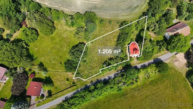 Pronájem louky 1205 m2, Malovice u Boru, okres Tachov