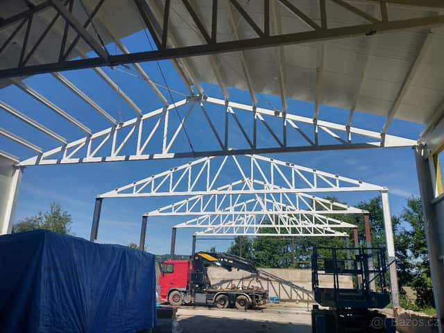 OCELOVÁ HALA 15X64X6m 3. sněhové psmo, okres Ústí nad Labem