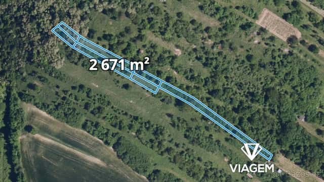 Zahrada 2 671 m², okres Břeclav