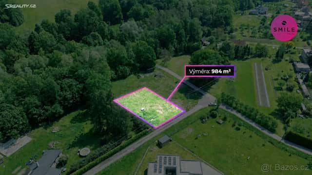 Stavební pozemek - Hukvaldy 984 m², okres Frýdek-Místek