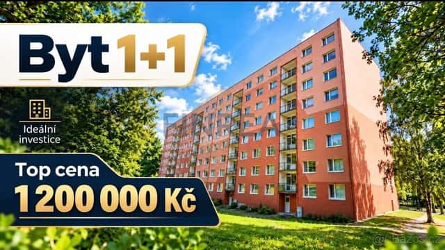 Družstevni byt 1+1, ul. 17. Listopadu, Chomutov, okres Chomutov