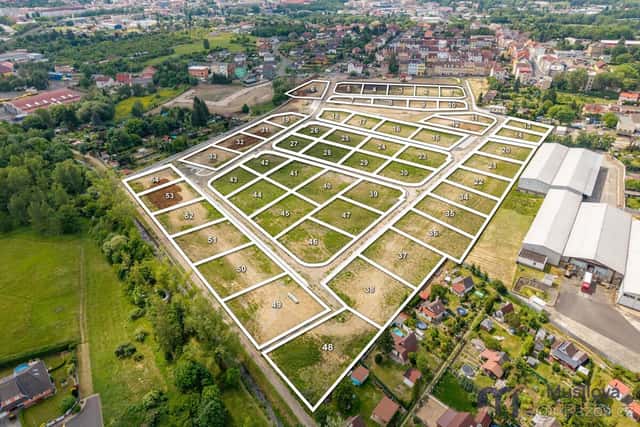 Prodej stavebního pozemku 896 m2, okres Teplice