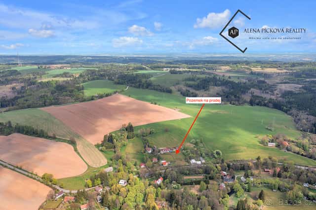 Prodej pozemku 1500 m2, Travná, Horní Bradlo, okres Chrudim