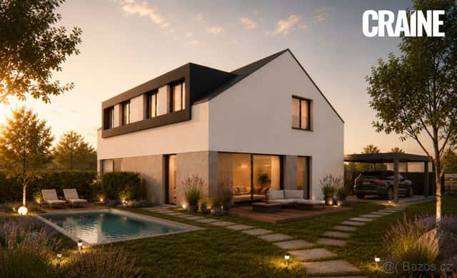 Moderní RD se zahradou, 2 park. místy - Velký Borek, Mělník, okres Mělník