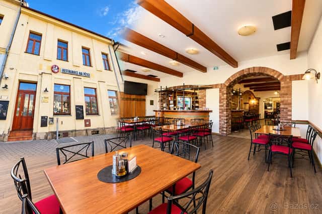Budova restaurace Pětka ve Vamberku, okres Rychnov nad Kněžnou
