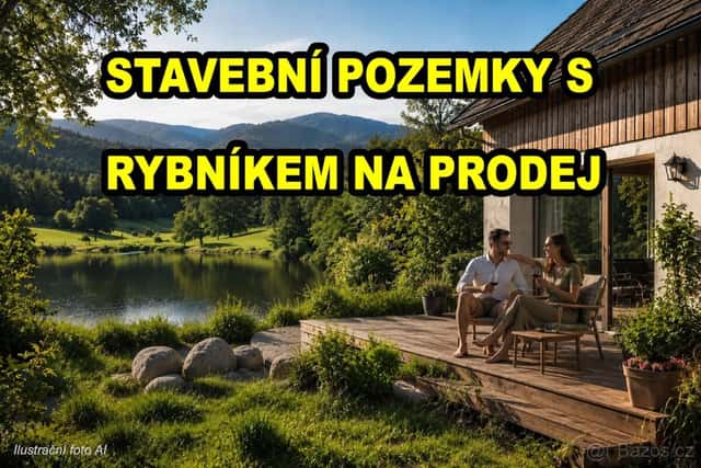 Rybník se stavebními pozemky u řeky Orlice na prodej, okres Ústí nad Orlicí