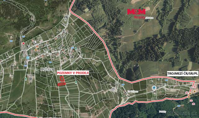 Prodej louky, 1463 m², Hrčava, okres Frýdek-Místek