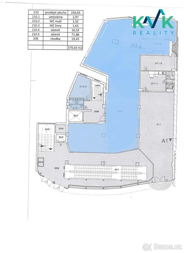 Pronájem, Obchodní prostory, 371 m2, Karlovy Vary - centrum, okres Karlovy Vary