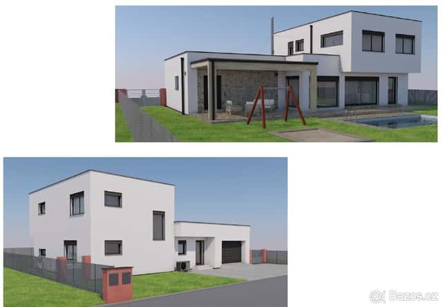 Projekt moderního rodinného domu, okres Tábor