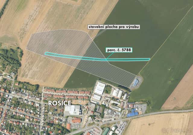Pozemek, komerční, prodej, Rosice, Brno-venkov, Brno venkov, okres Brno-venkov