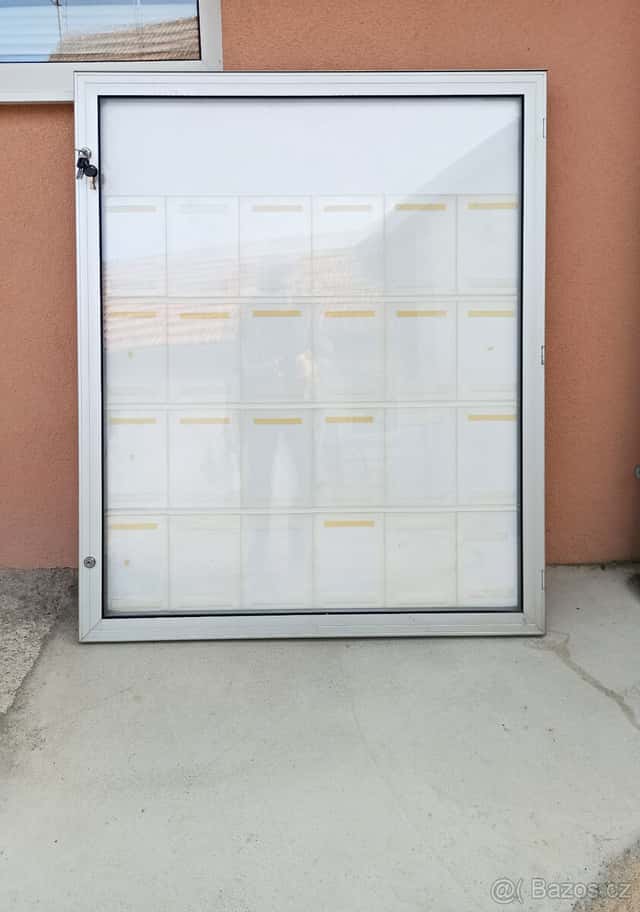 Prodám hliníkovou vývěsku, okres Prostějov
