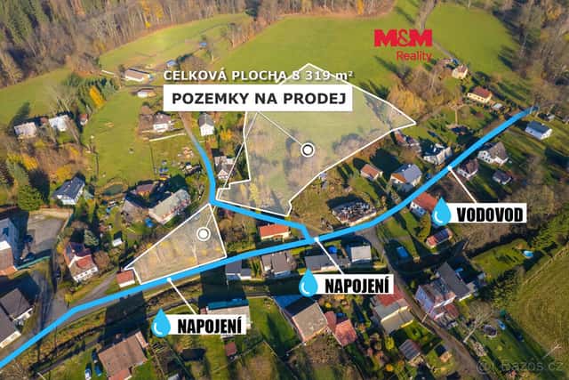 Prodej pozemku k bydlení, 8319 m², Chřibská, okres Děčín