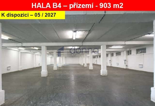 Pronájem skladu/haly 903m2, Praha 9 - Horní Počernice, ul. V, Praha 9