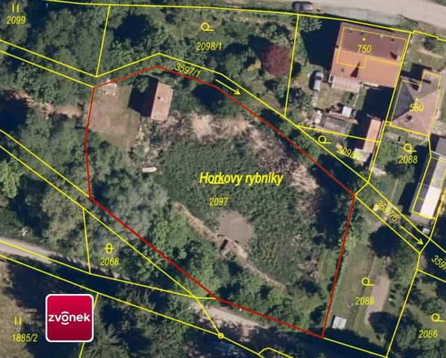 Prodej rybníku 2 136 m², Halenkovice, ev.č. UH02861, okres Zlín