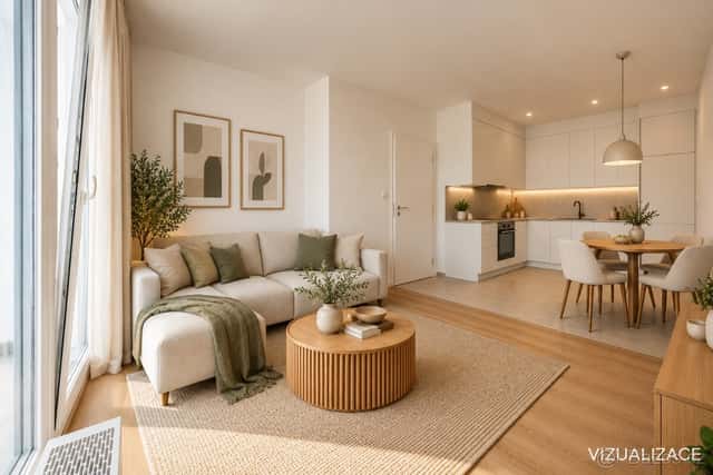 Prodej bytu 2+kk/lodžie, 54 m², komora, Barrandov, Gollové, Praha 5