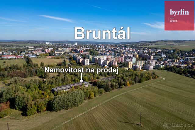 Prodej komerčního areálu 31 245 m² se třemi objekty – Bruntá, okres Bruntál