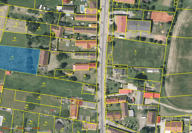 Prodej stavební pozemek Kaceřov, Berounka, Plzeň, okres Plzeň-sever