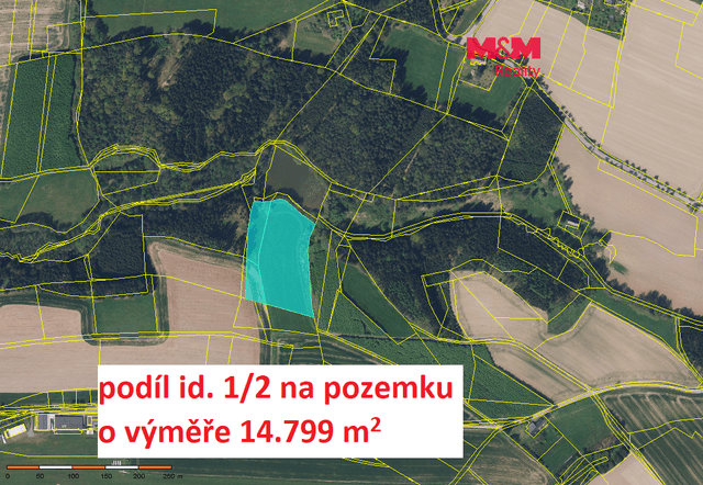 Prodej pole, 14799 m², Velké Poříčí, okres Náchod