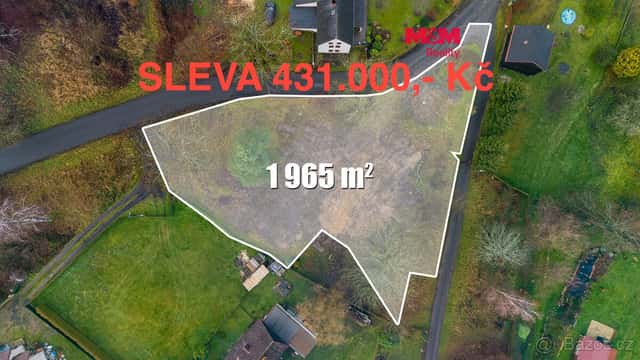 Prodej pozemku k bydlení v Růžové, okres Děčín