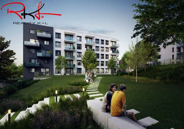 Prodej, novostavba bytu 2+kk se zahrádkou a terasou, Barrand, Praha 5