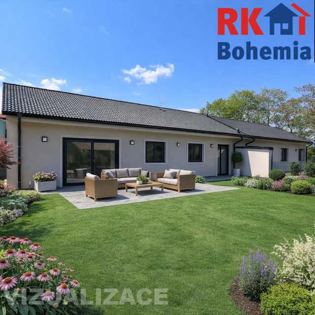 Moderní novostavba 4+kk se zahradou a parkováním, Starý Kolí, okres Kolín
