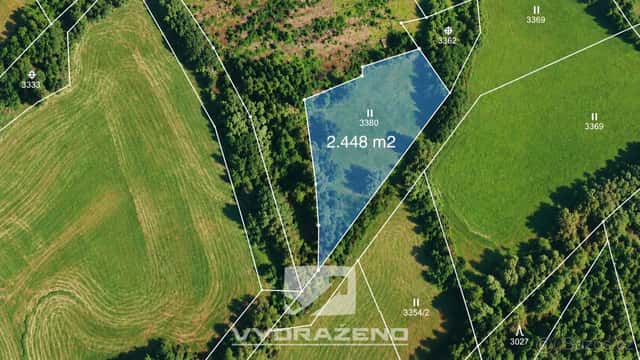 Pozemek (2.448 m2) - Příkrý, Semily, okres Semily