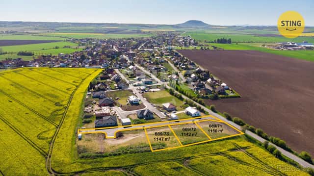 Krásný pozemek k výstavbě rodinného domu Cítov, 133204, okres Mělník