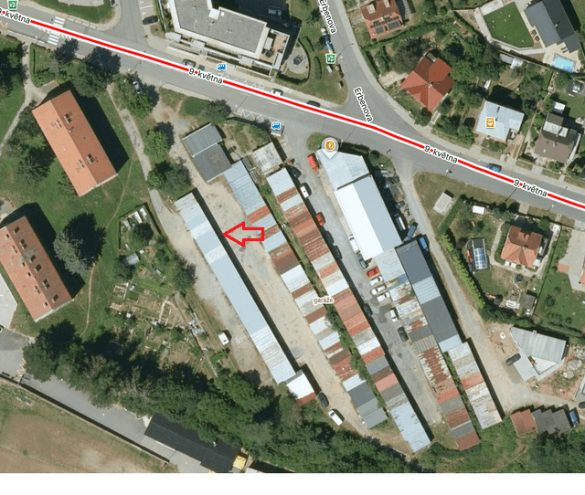 Pronájem garáže Blansko 9. května., okres Blansko