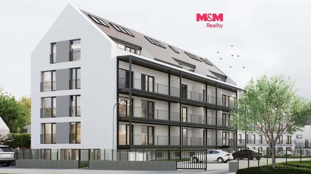 Novostavba byt 3+KK s předzahrádkou 0.01, okres Mělník