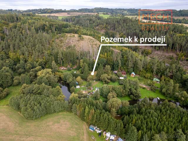 Stavební pozemek Libež, 1248 m2, okres Benešov