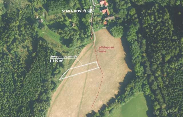 Pozemek, bydlení, prodej, Stará Roveň, Městečko Trnávka, Svi, okres Svitavy