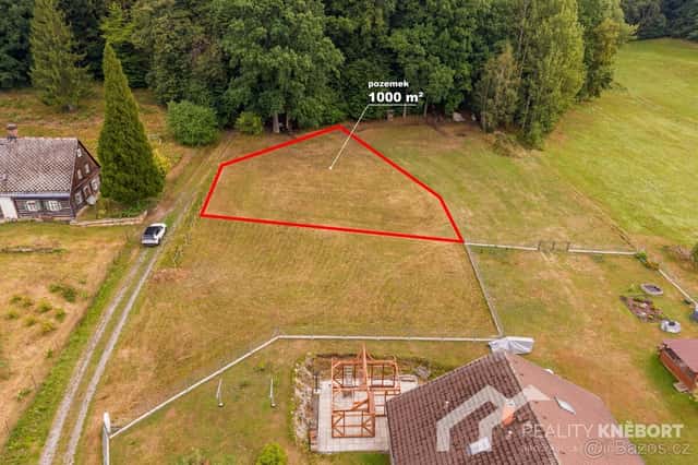 Stavební pozemek 1000 m2 - Dubnice pod Ralskem, okres Česká Lípa