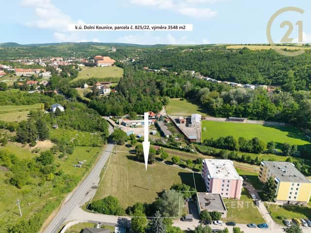 Developerský pozemek 3 548 m² – Dolní Kounice – plocha P8..., Brno venkov, okres Brno-venkov