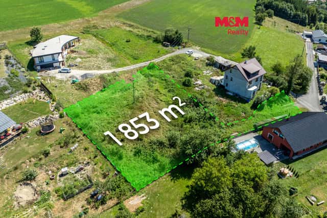 Prodej pozemku k bydlení, 1853 m², Kateřinice, okres Vsetín