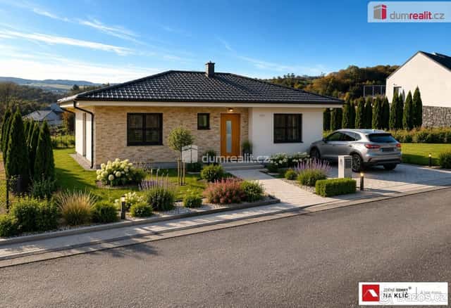 Novostavba RD 4+kk na klíč o výměře 115 m² se zahradou 1 014, okres Zlín