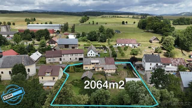 Prodej RD 5+1 s dvojgaráží, dílnou, stodolou a rozlehlou zah, okres Bruntál