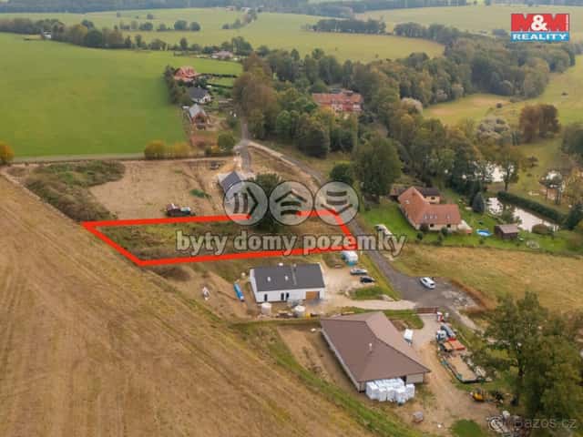 Pozemek k bydlení, 2705 m², Cheb, ul. Dolní Pelhřimov, okres Cheb
