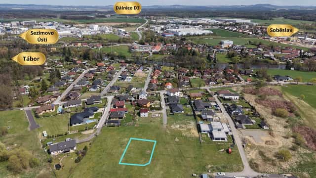 Stavební pozemek v Plané nad Lužnicí 742 m² (č. 5), okres Tábor