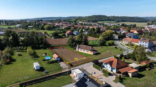 Stavební pozemek 1 101 m² Drásov u Brna, Brno venkov, okres Brno-venkov