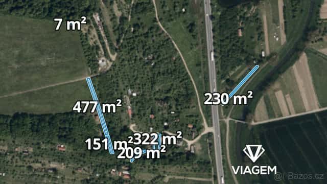 Zahrada 394 m², okres Uherské Hradiště