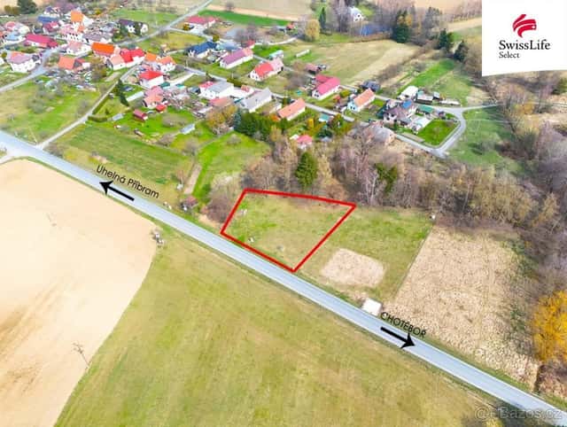 Prodej stavebního pozemku 1328 m2 Chotěboř, okres Havlíčkův Brod