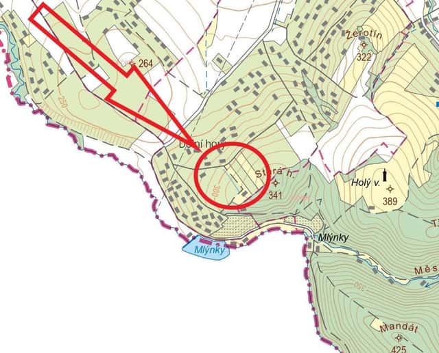 Pole 3 361 m², okres Hodonín