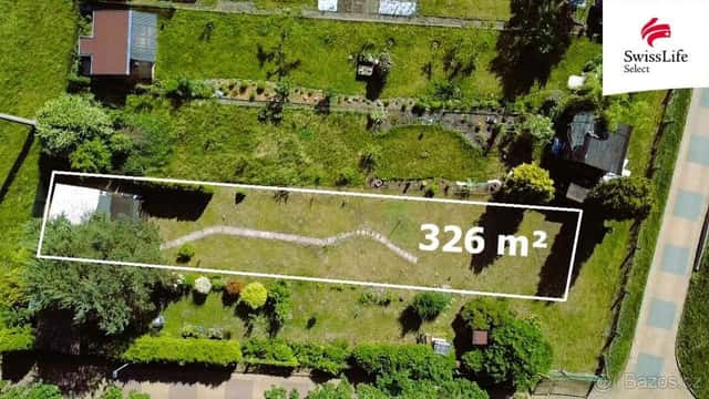 Prodej zahrady 364 m2, Rybitví, okres Pardubice