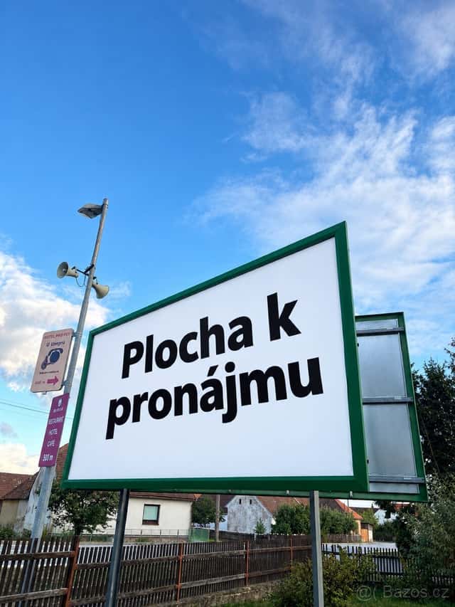 Pronájem billboardu, okres Jihlava