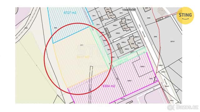 Prodej Komerčního pozemku - 6899m2., 136949, okres Opava