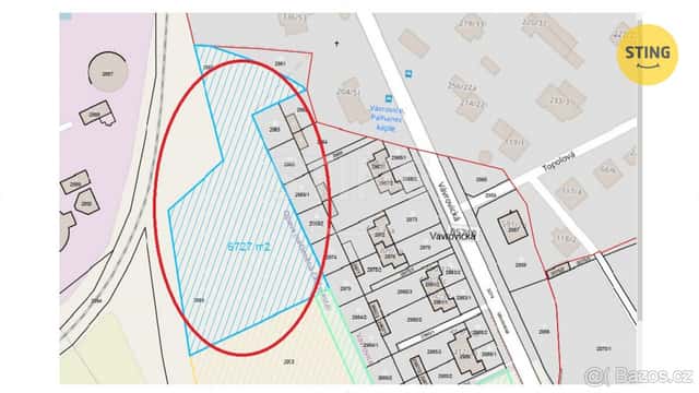 Prodej Komerčního pozemku - 7349m2., 136950, okres Opava