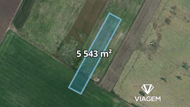 Pole 5 543 m², okres Břeclav